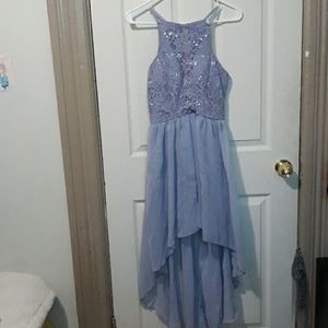 Purple prom dress